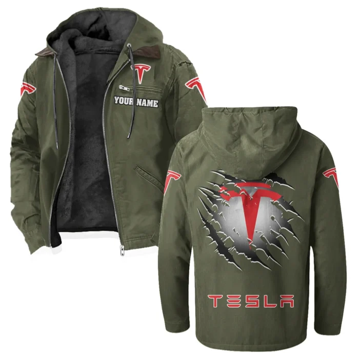 Autonomous Vehicle Flannel Hoodie, Gearhead Style Hoodie HVN1327TE - Green