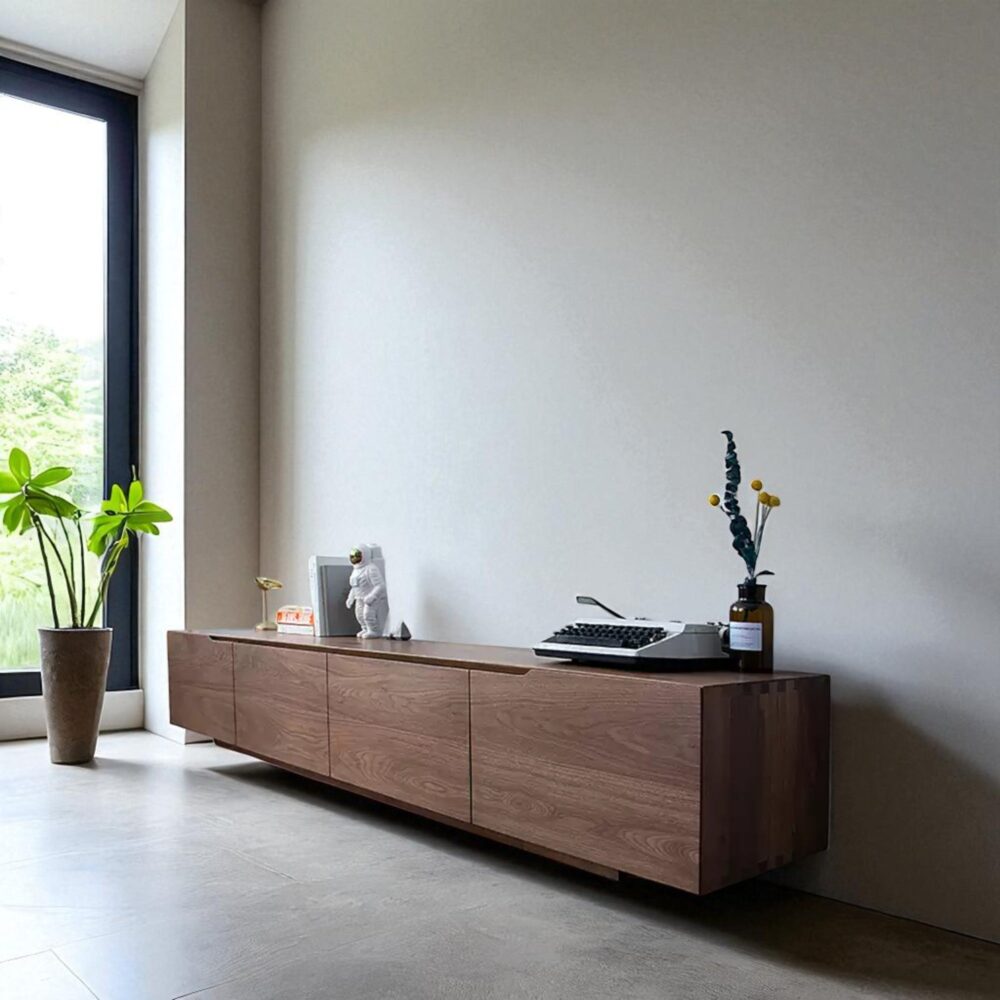 Minimalist Sideboard Modern Living Room Storage Lumen - Image 3